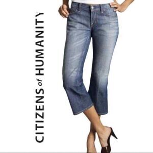 EUC Citizens of Humanity #063 Kelly Stretch Cropped Jeans Size 28 Waist